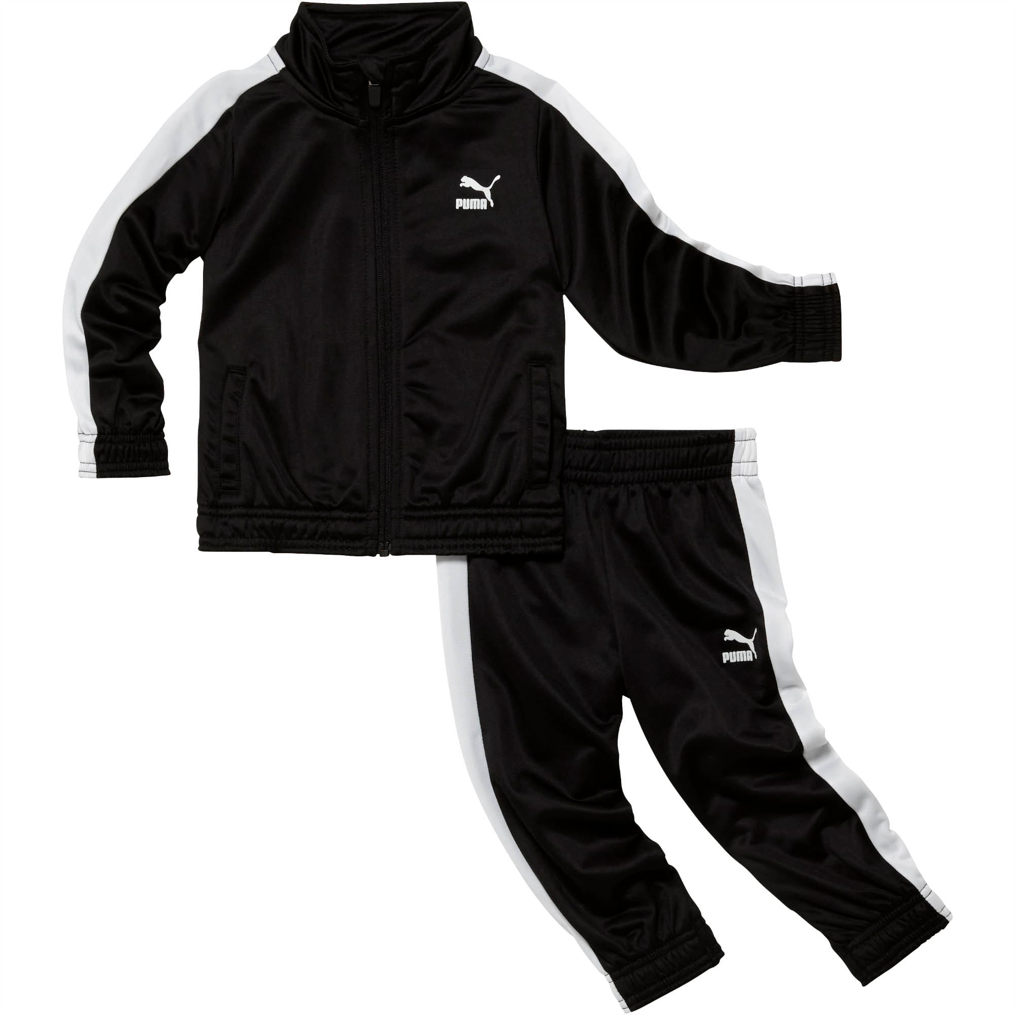 Boys black deals puma tracksuit